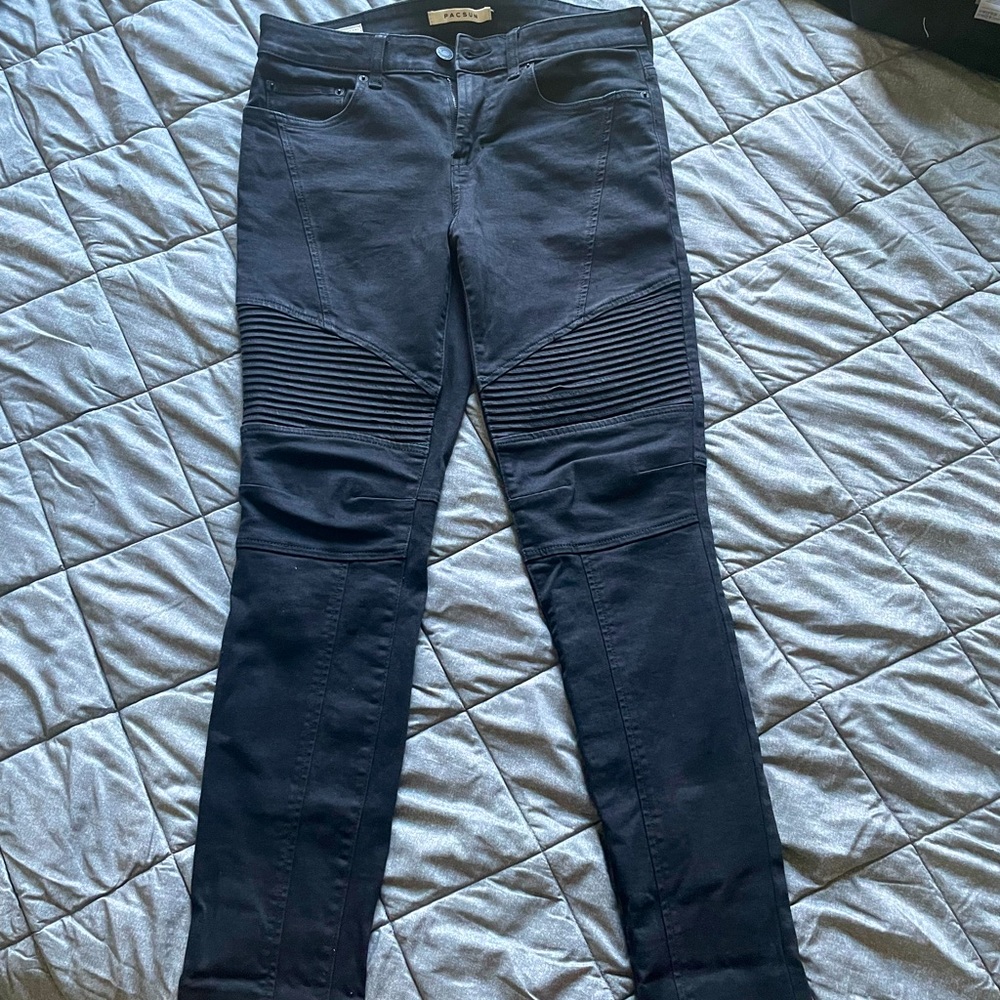 Pacsun “Stacked Skinny” (29/30) Black Jeans